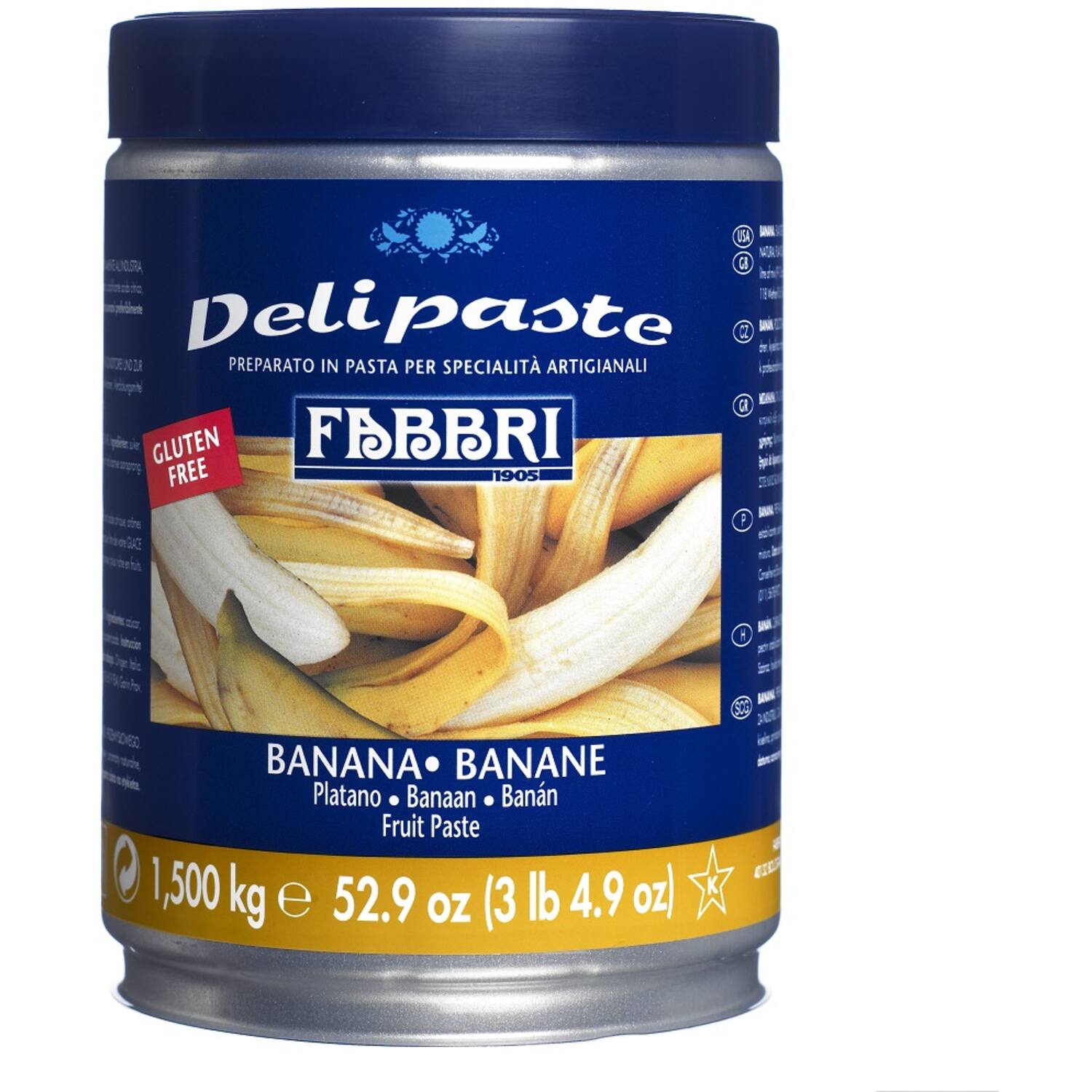 Fabbri Delipasta Banaan 1,5 kg