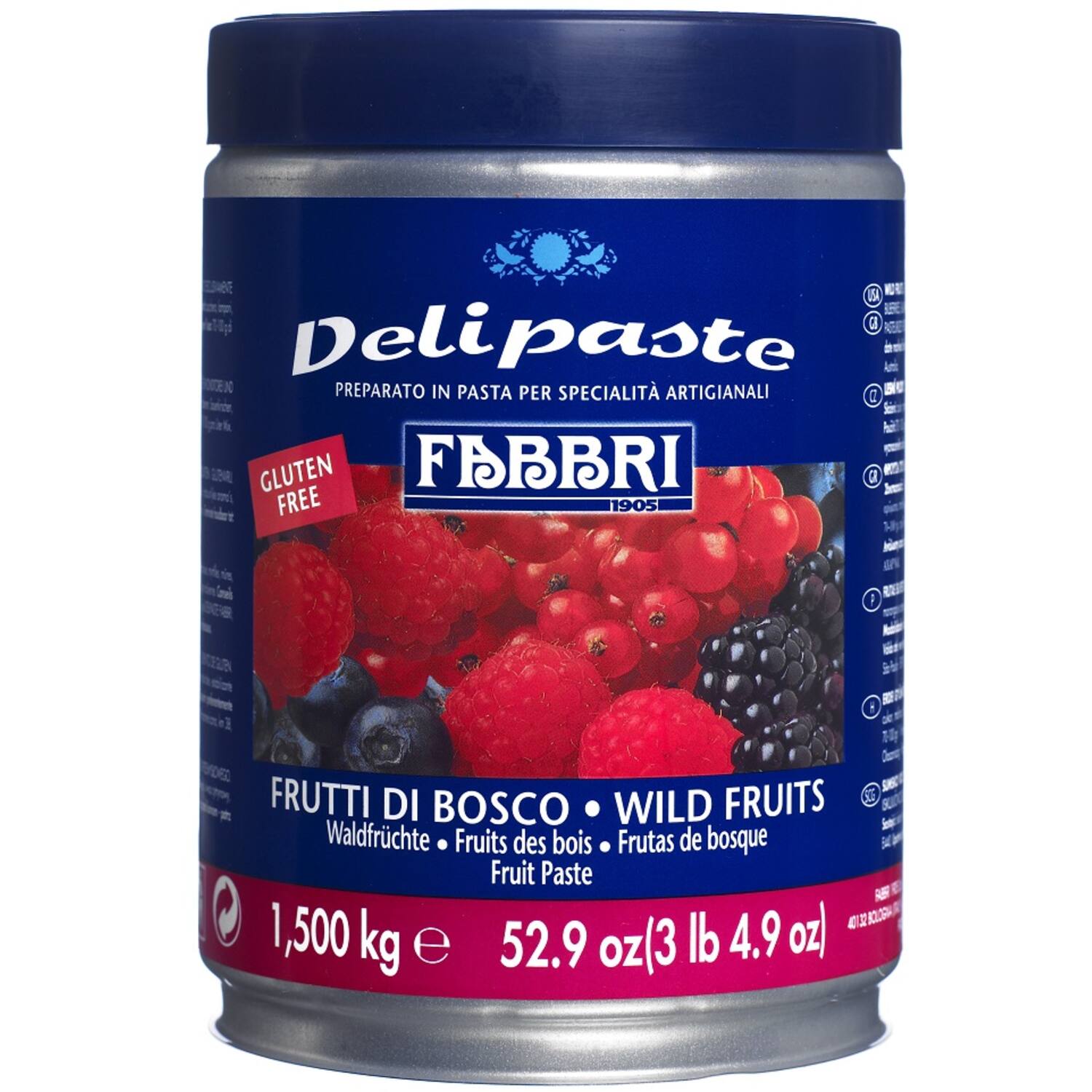 Fabbri Delipasta Frutta Di Bosco 1.5 kg (Bosvruchten)