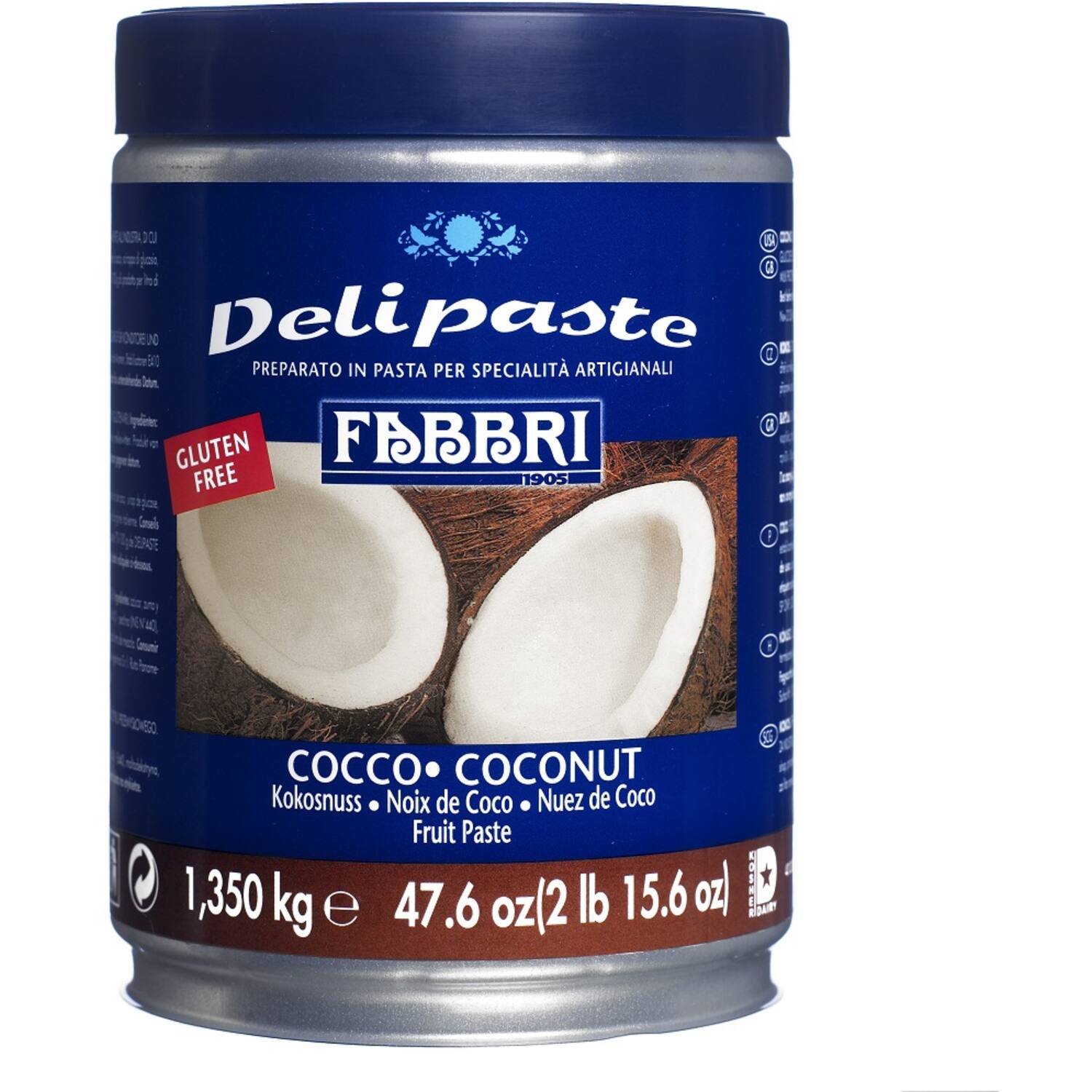 Fabbri Delipasta Kokosnoot 1,35 kg