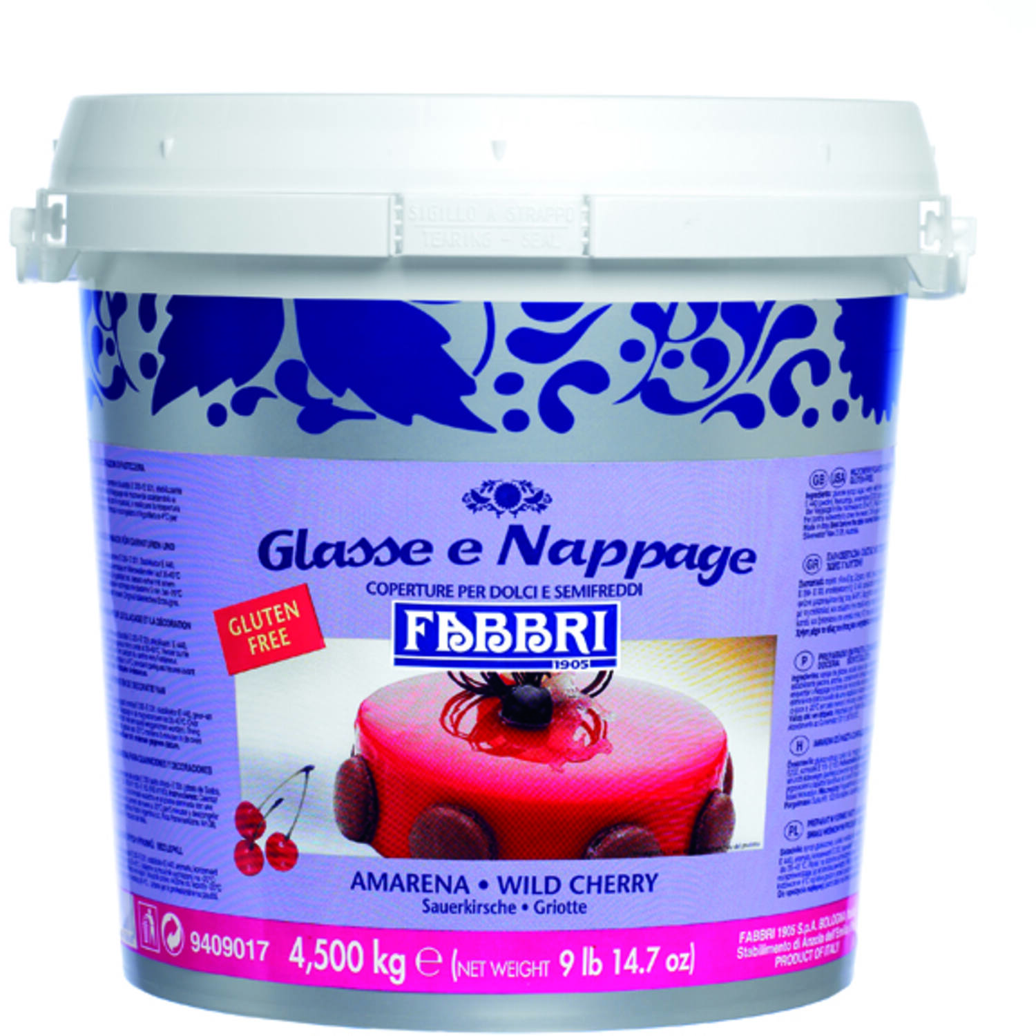 Fabbri Nappage Amarena 4,5 kg (Kers)