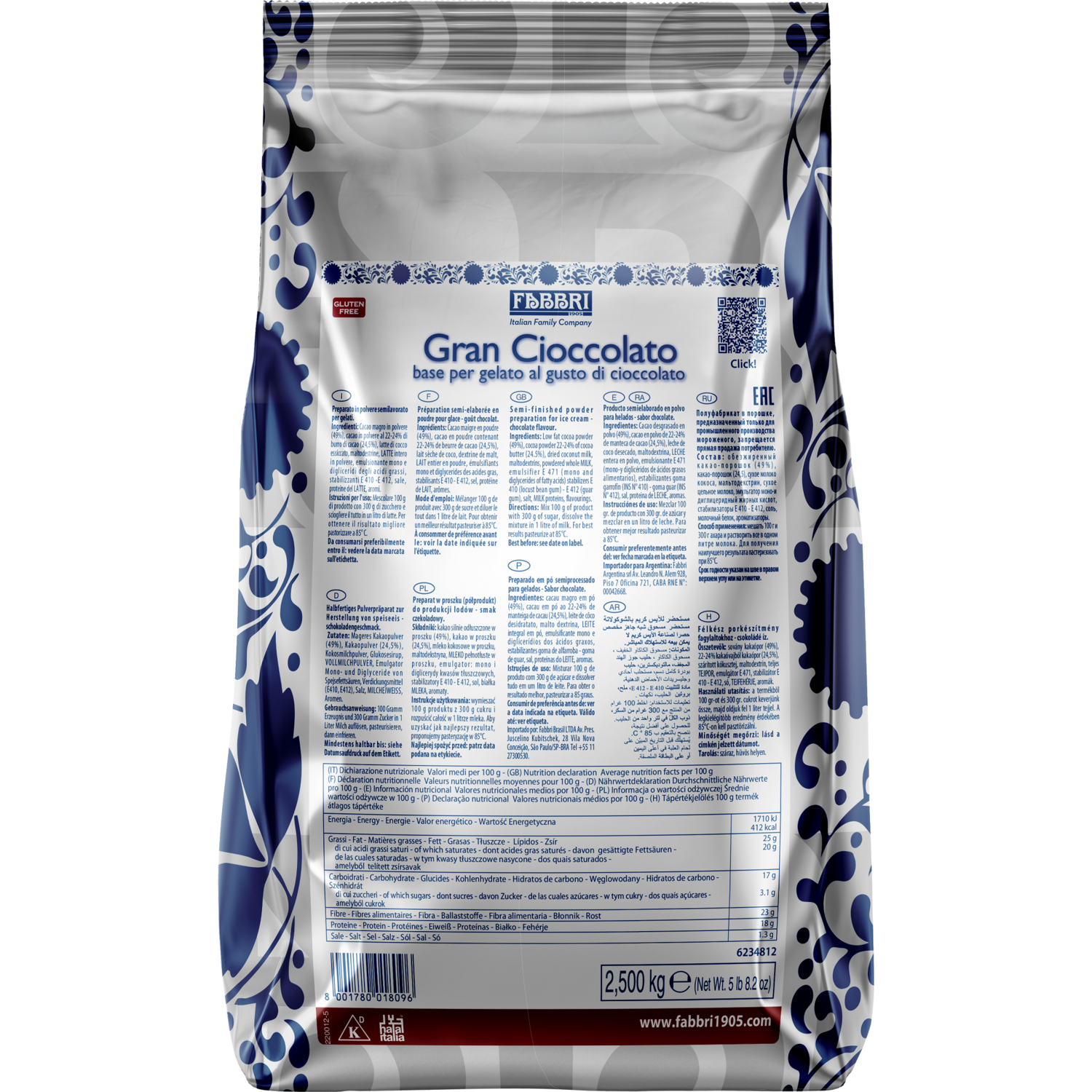 Fabbri Base Gran Cioccolato 2,5 kg (8)
