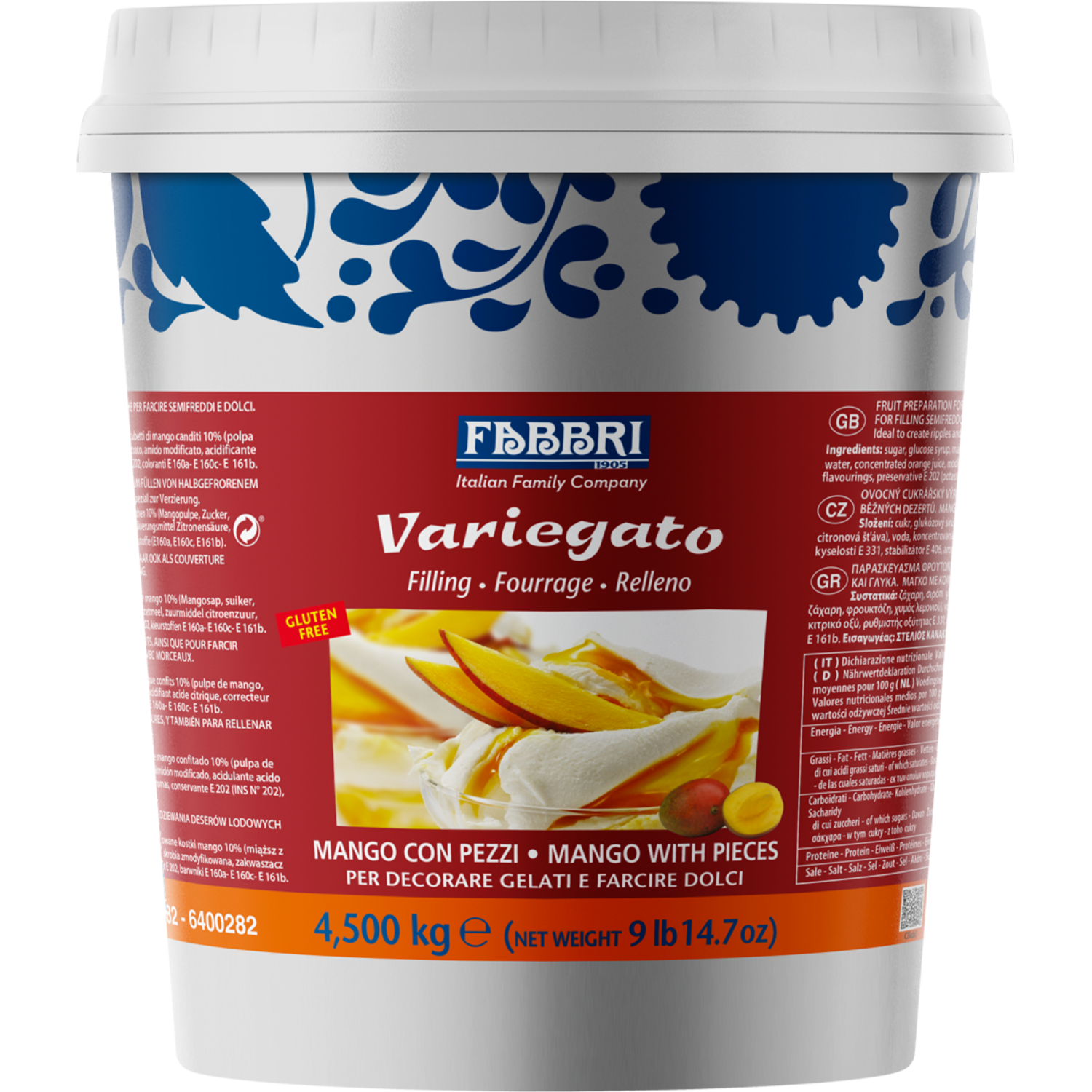 Fabbri Variegato Mango 4,5 kg
