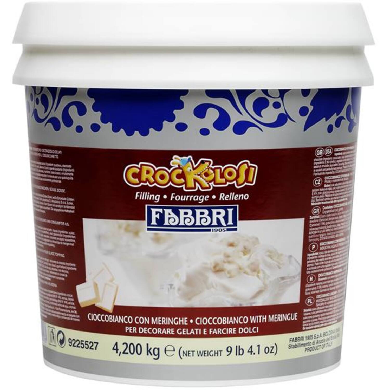Fabbri Variegato Crockolosi Coccobianco Con Meringhe 4,2kg