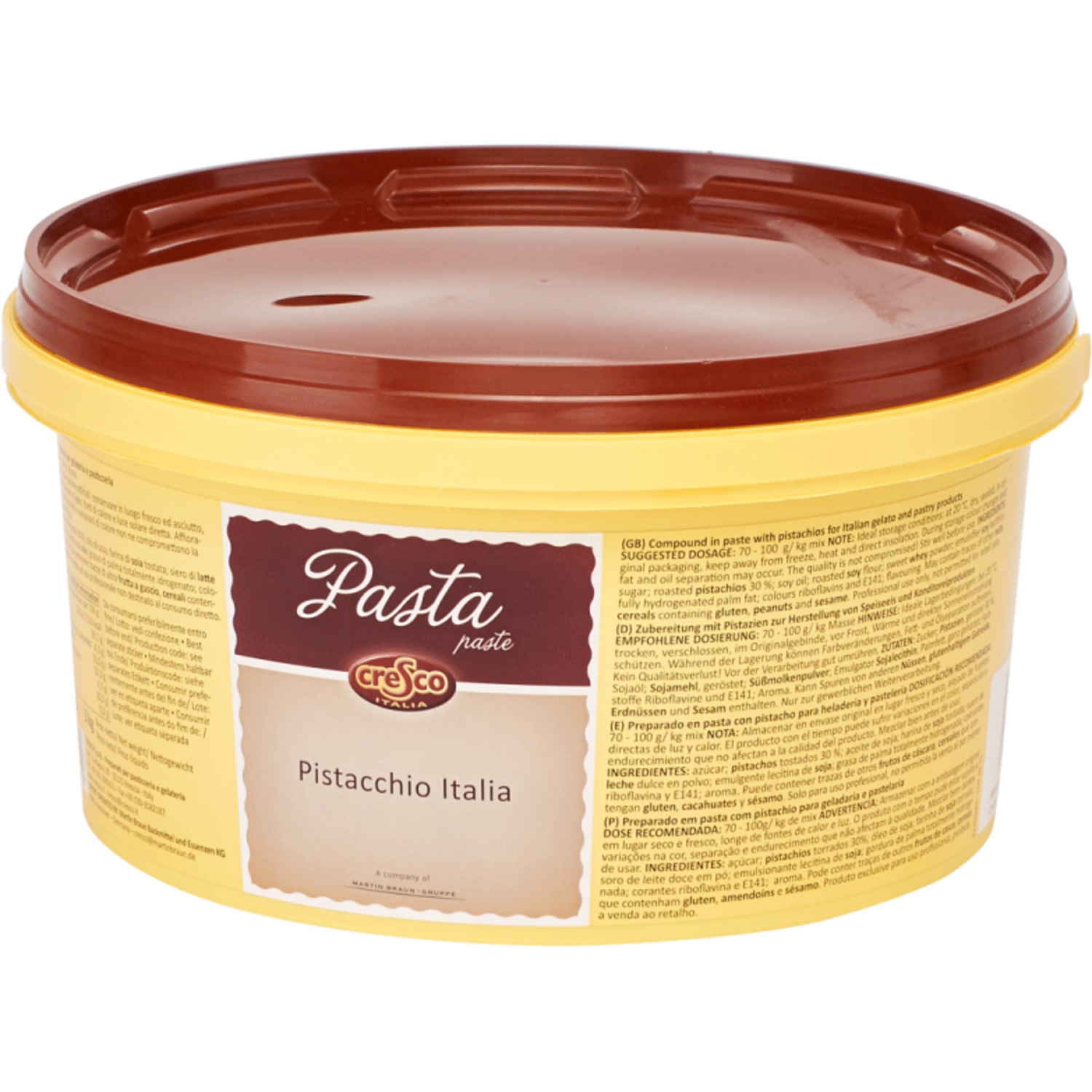 Cresco Italia Pasta Pistacchio Italia (Pistache) 3 kg