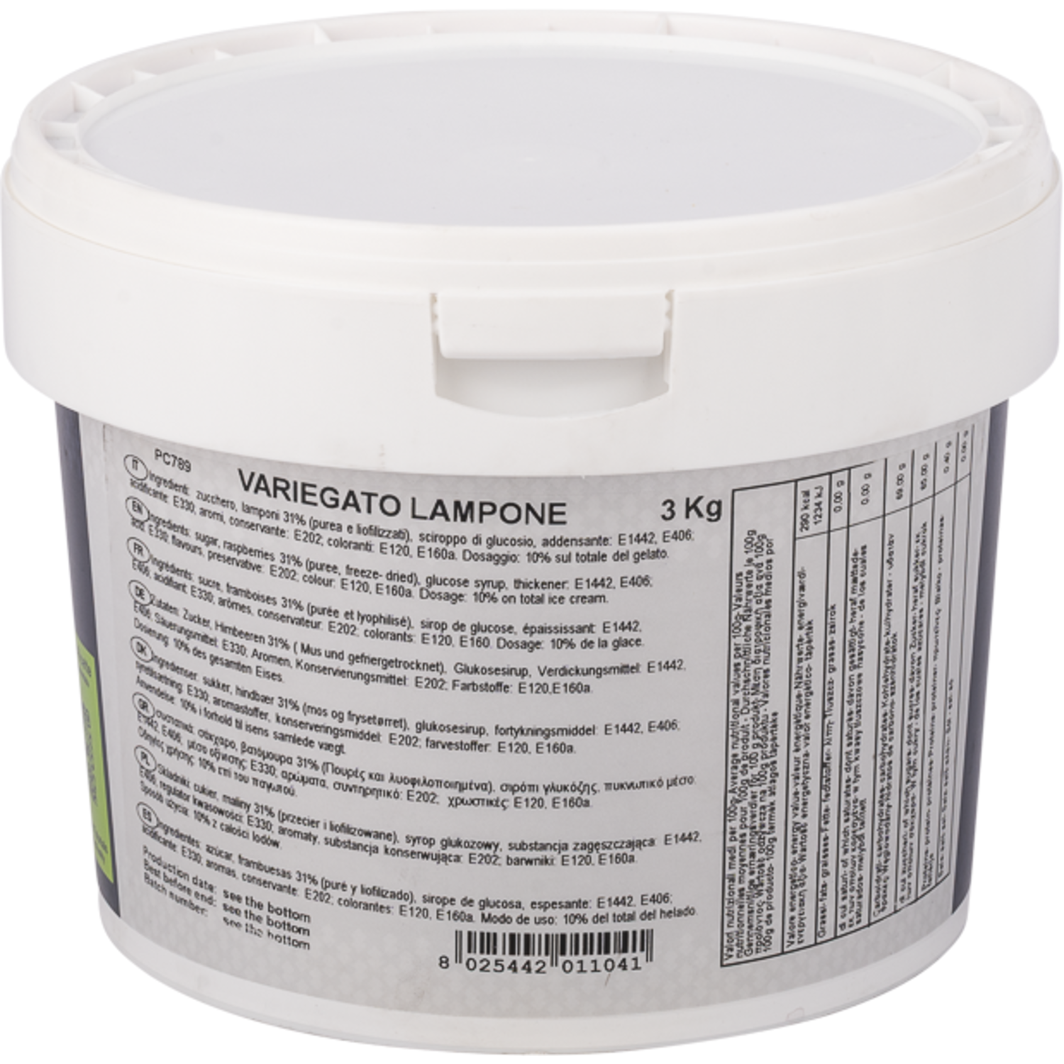 Comprital PC789 Variegato Framboos 3kg