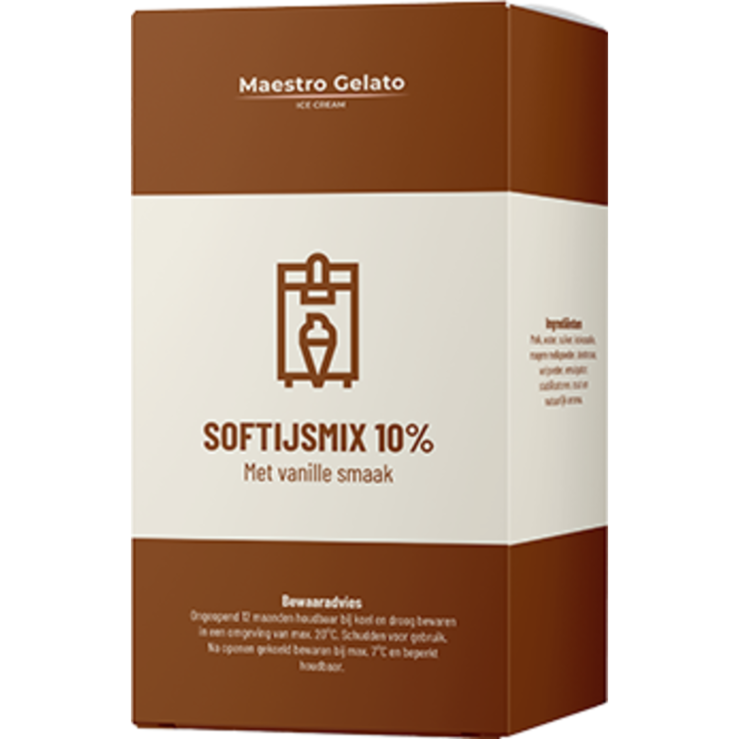 Maestro Gelato Vloeibare Softijsmix 10% 11 Kg