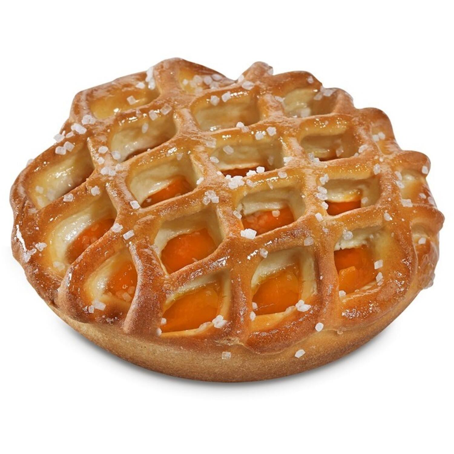 Pruve 113 Abrikoz.Vlaai 11Cm (40) Gegeleerd En Gesuikerd