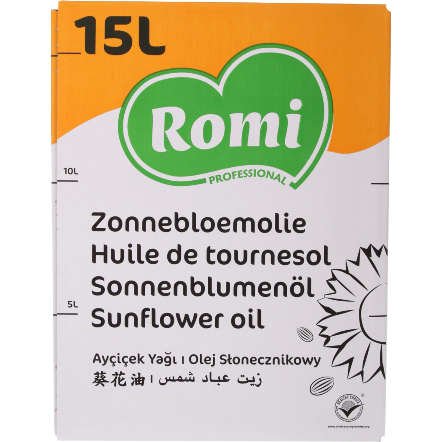 Frying Dutchman Zonnebloemolie 15 ltr Romi