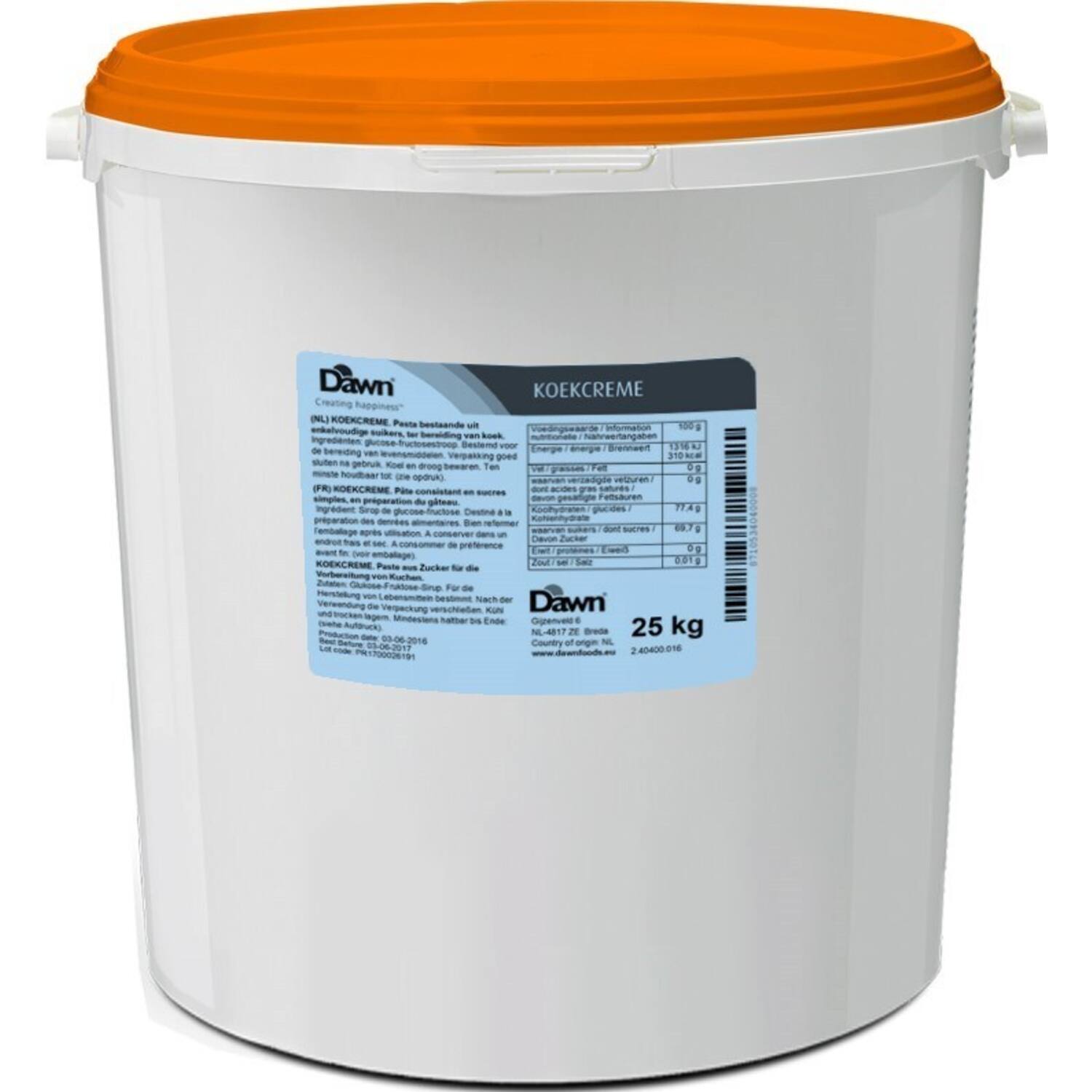Dawn Koekcrème 25 kg