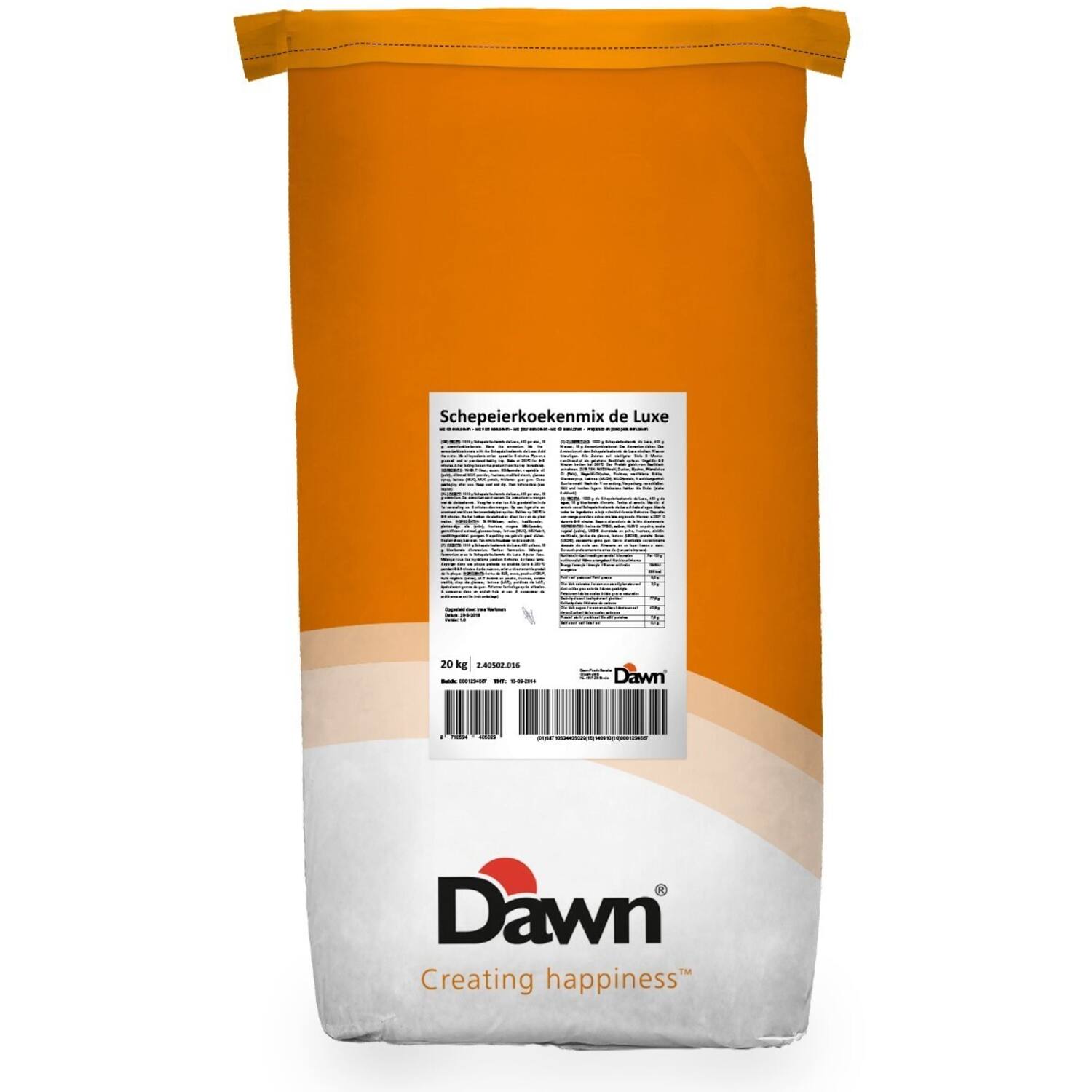 Dawn Schepeierkoekenmix de Luxe 20 kg