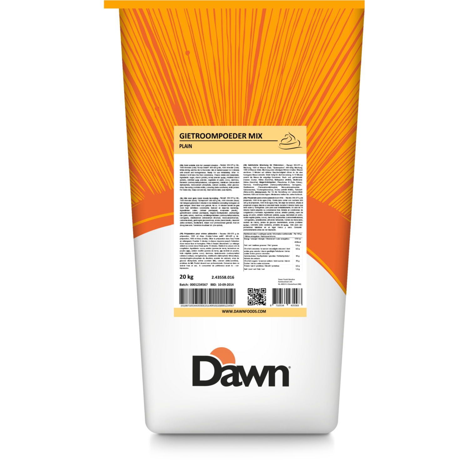Dawn Gietroompoeder 20 kg