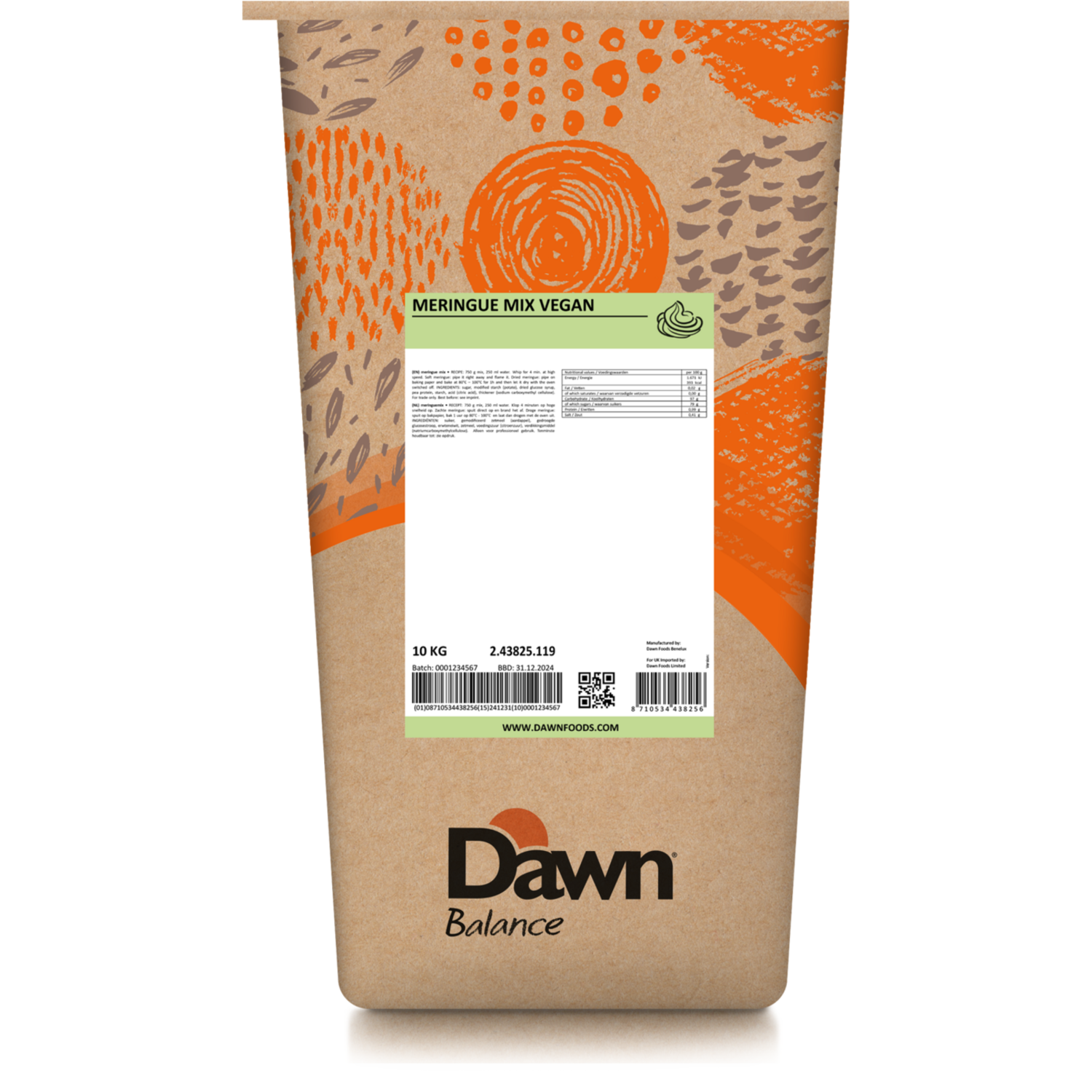 Dawn Meringue mx Vegan 10Kg