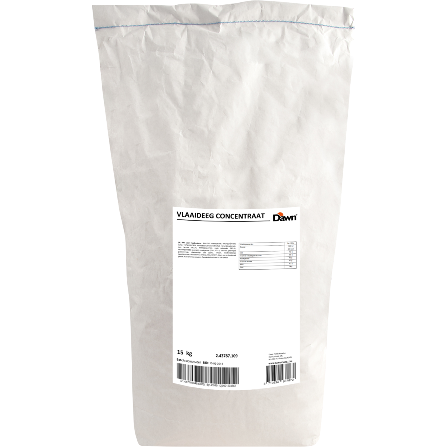 Dawn Vlaaiendeeg Concentraat 15 kg