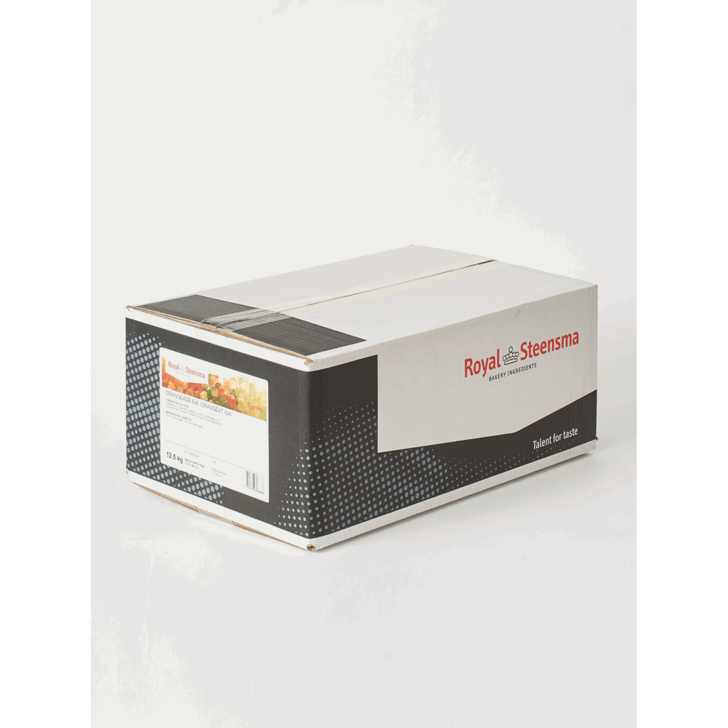 Royal Steensma Orangeade Geconfijt 6x6 mm 12.5 kg
