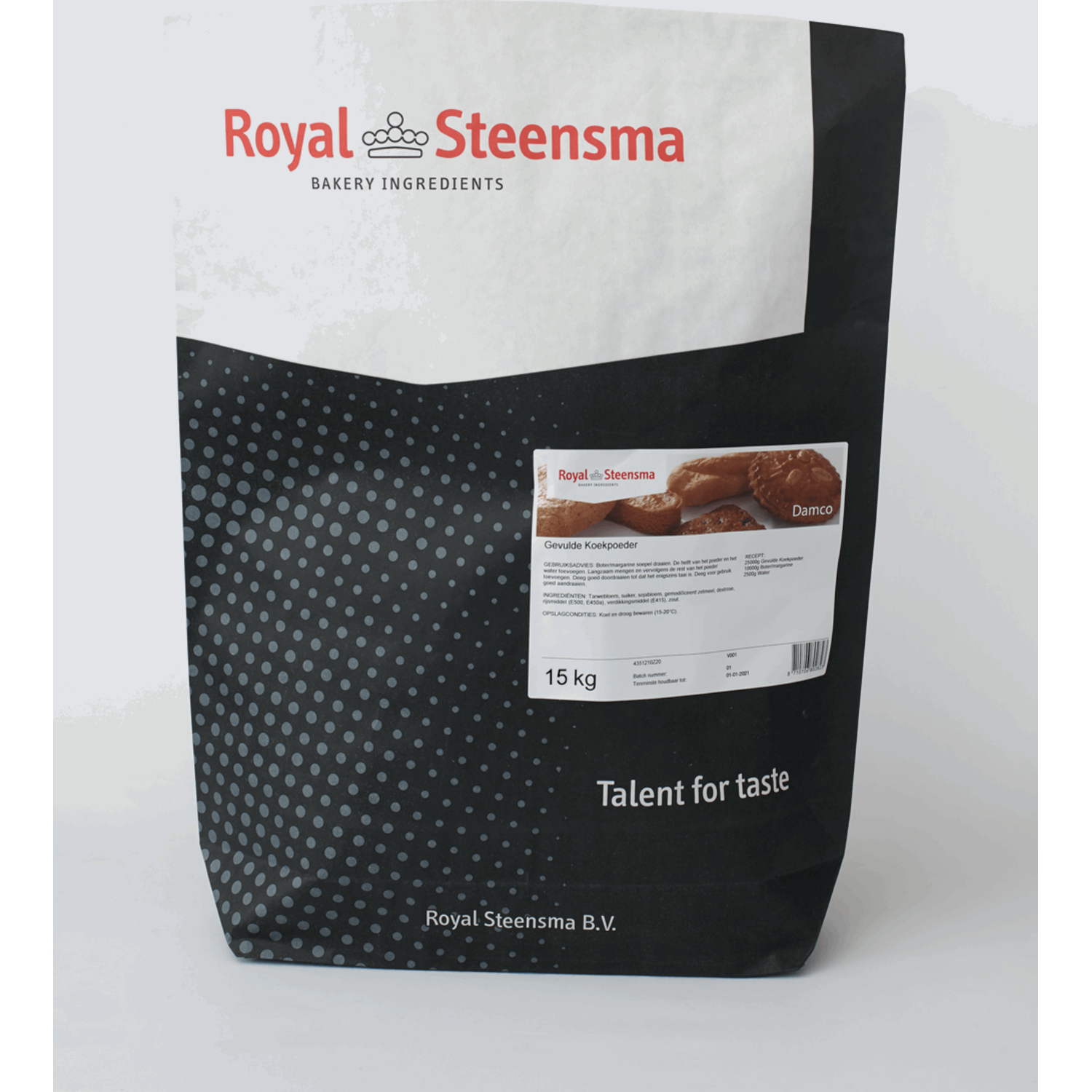 "Damco Banketbakkers Poeder ""R"" 15 kg"
