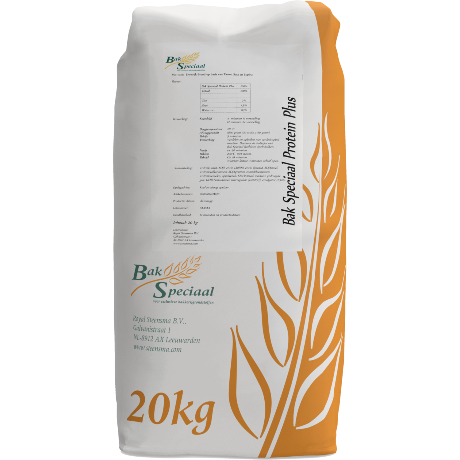 Bak Speciaal Protein Plus 20 Kg
