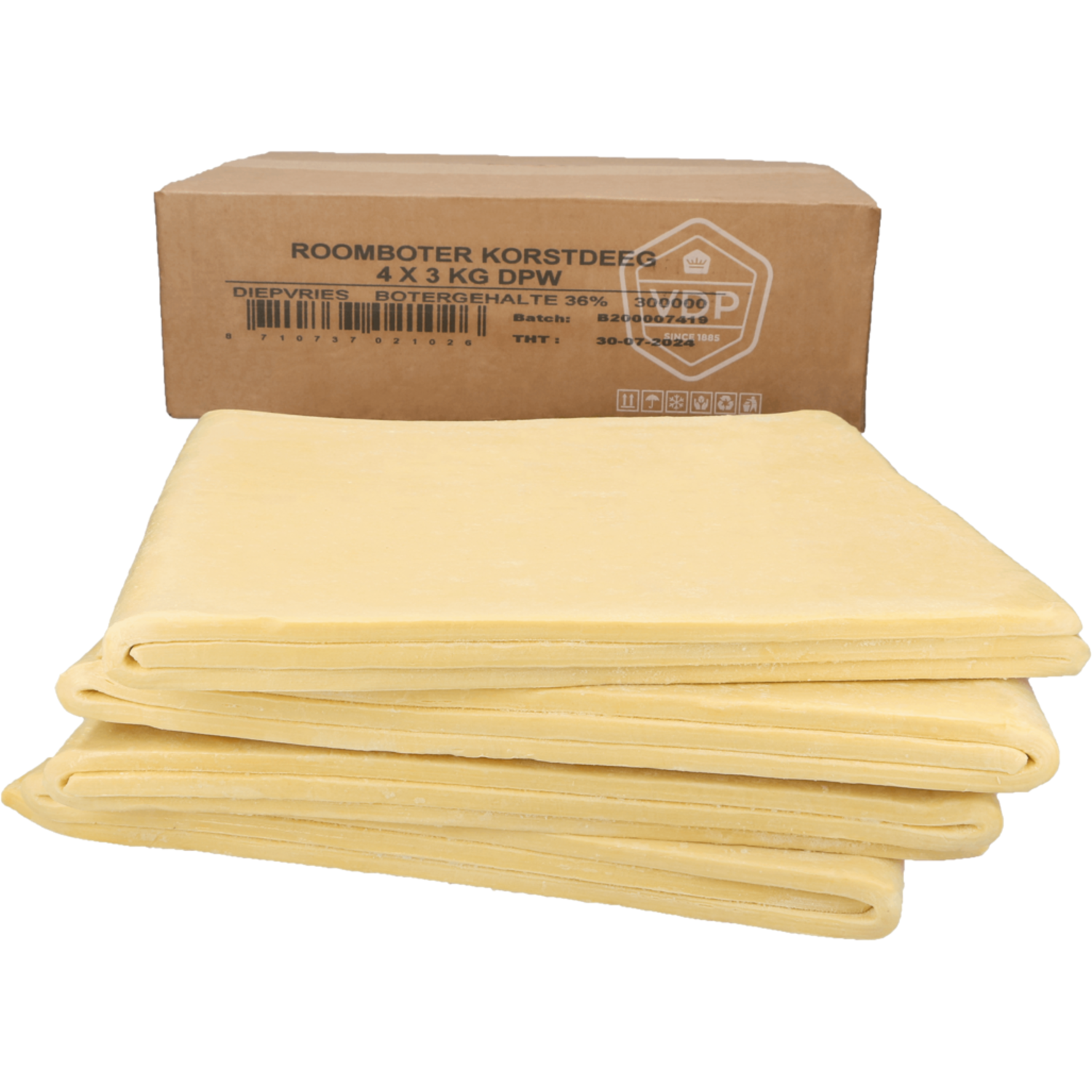 Van Der Pol Roomboter Korstdeeg 4 X 3 kg