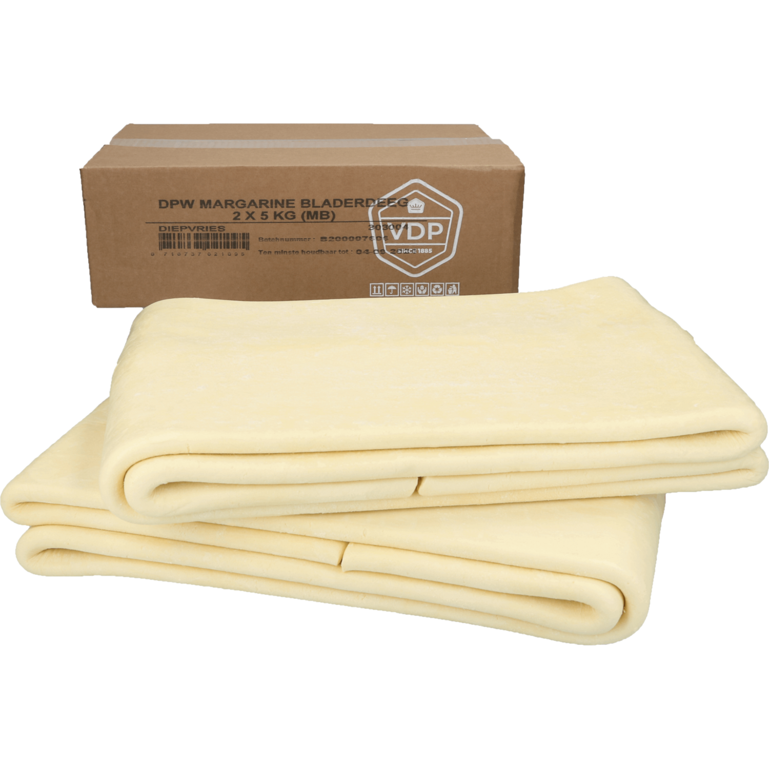 Van Der Pol Margarine Korstdeeg 2 X 5 kg