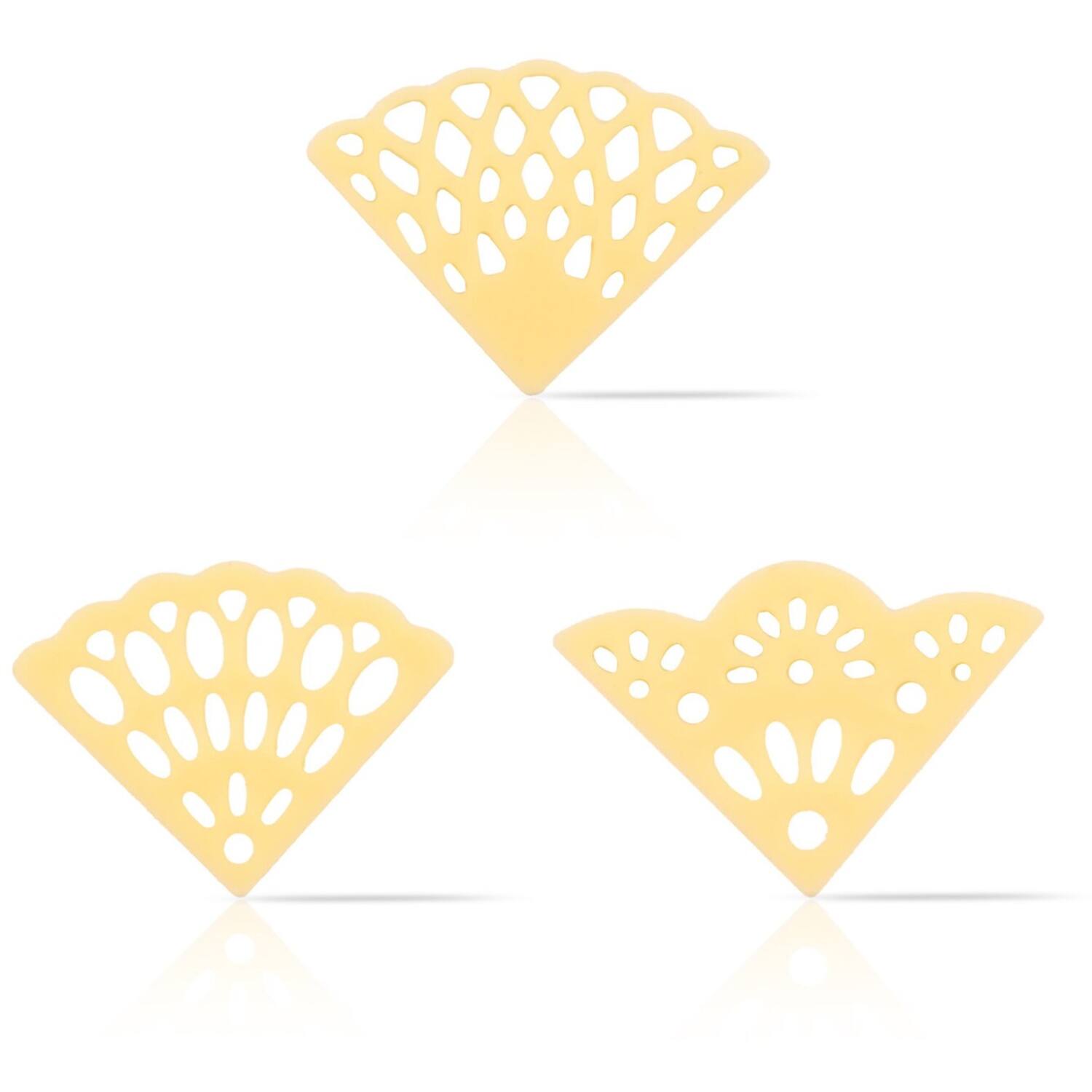 Dobla 79121 Lace Fan Mini White Assortment (216)