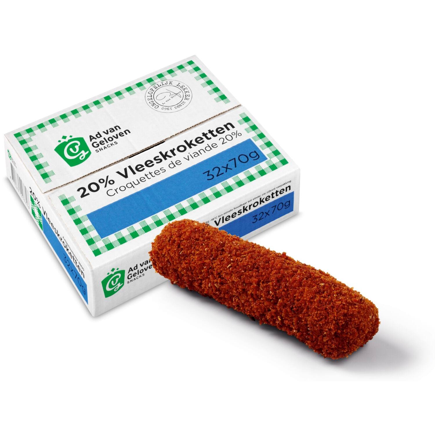Vleeskroket 20% Kern 80 g (28)
