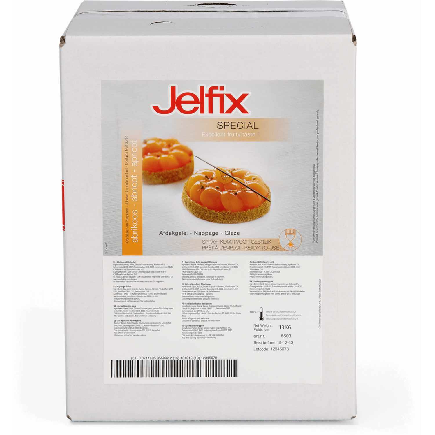 CSM Jelfix Spray Speciaal Abrikoos 13 kg