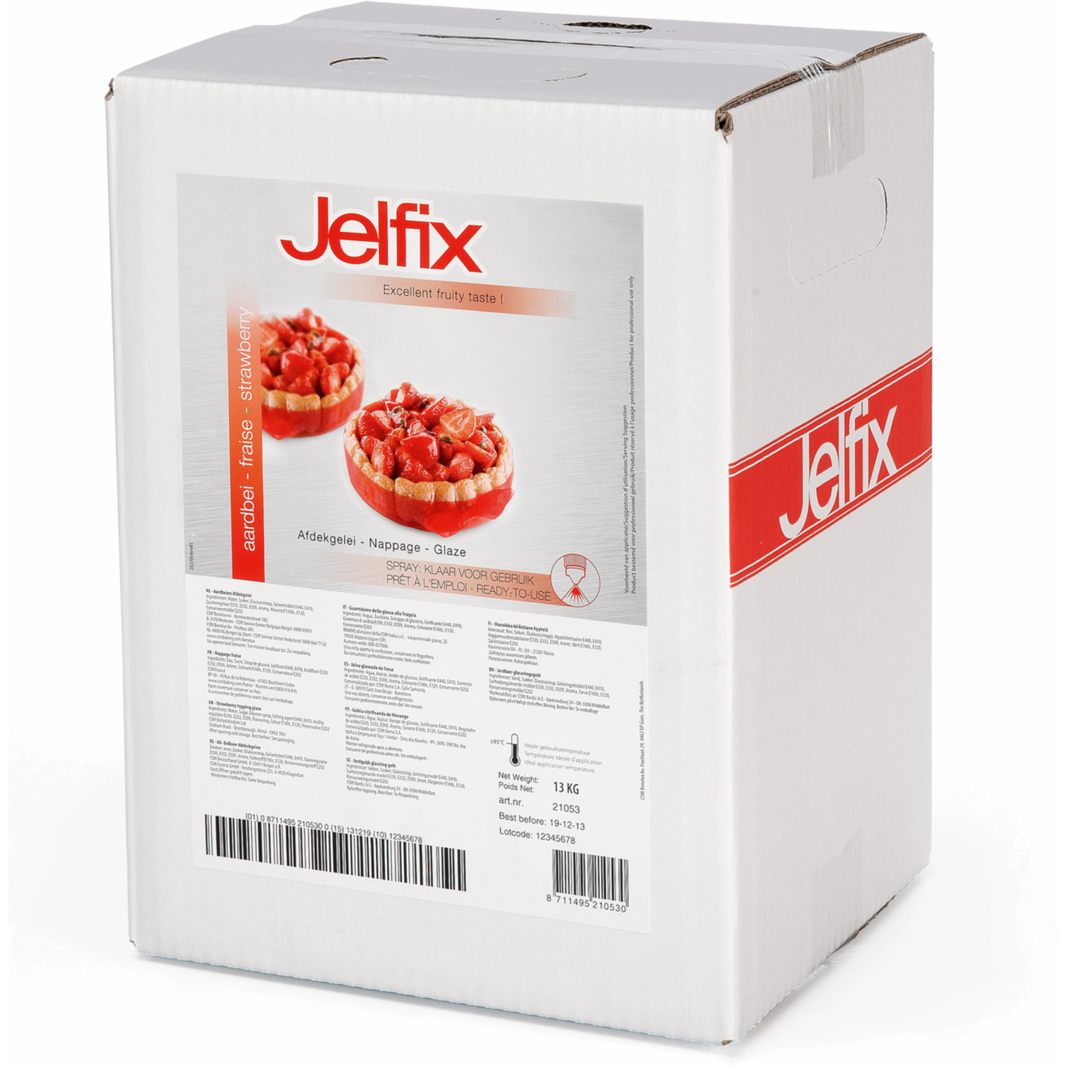 CSM Jelfix Spray Aardbei 13 kg
