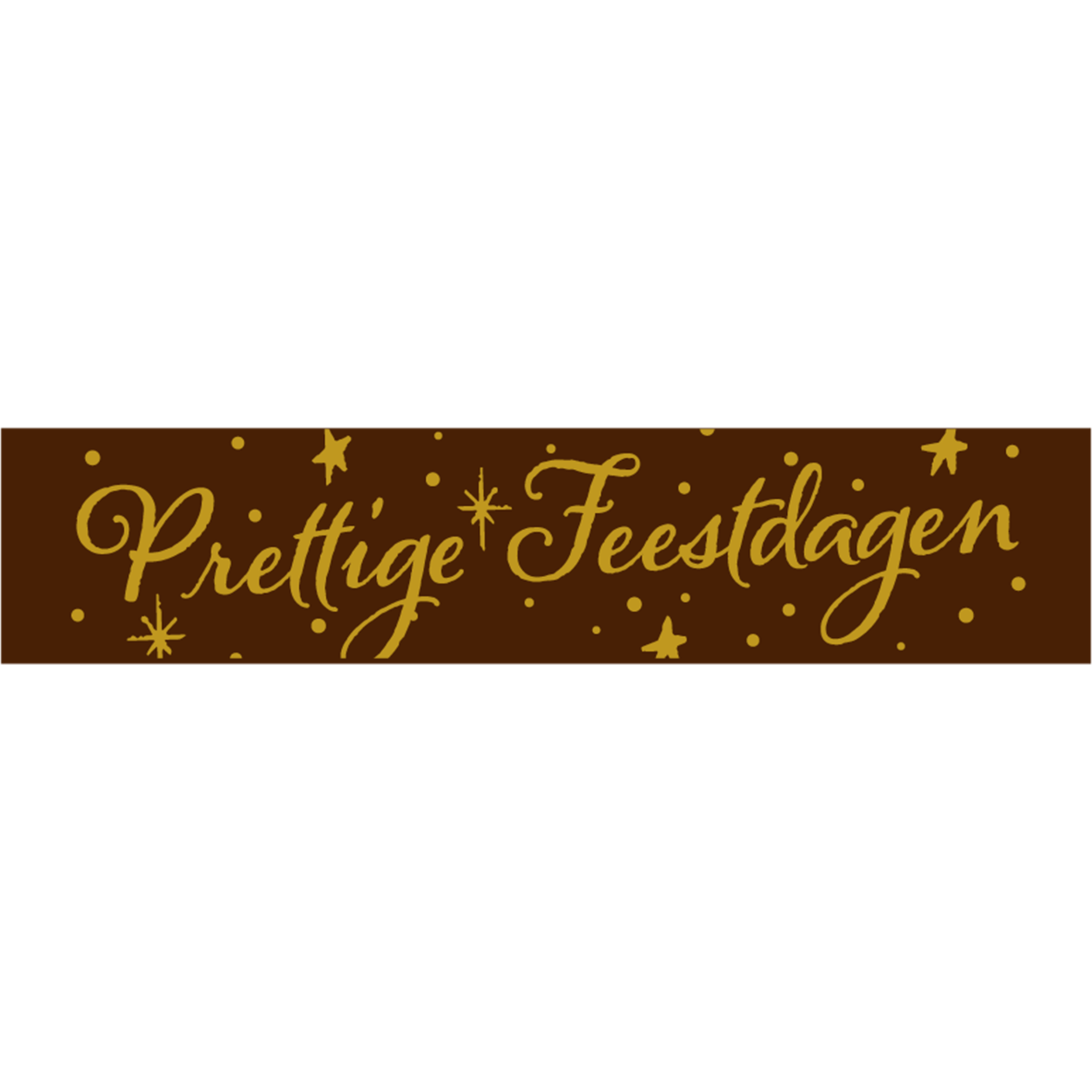 Mona Lisa Strip Prettige Feestdagen Goud (160)