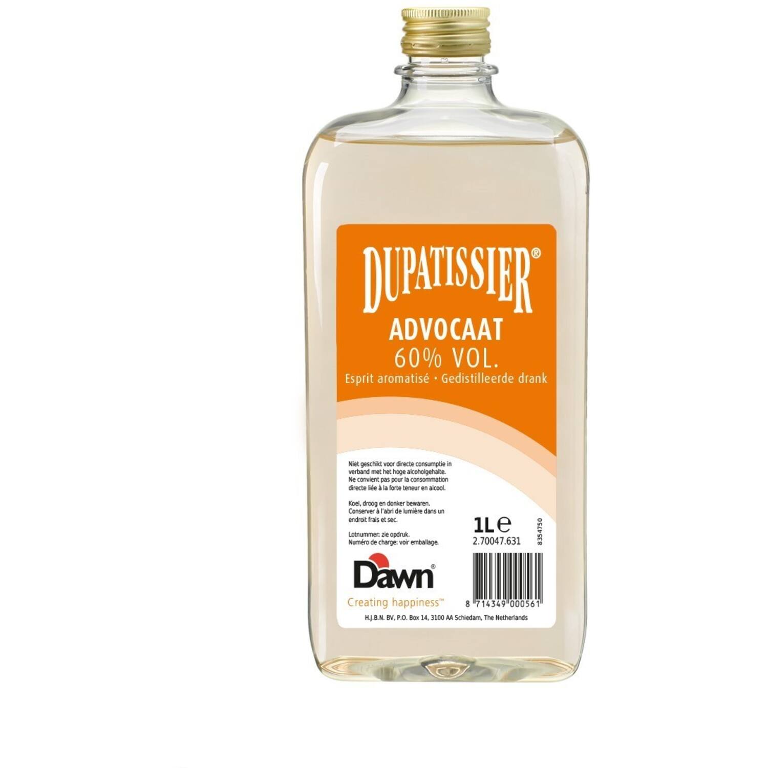 Dawn Dupatissier Advocaat 60% 1L