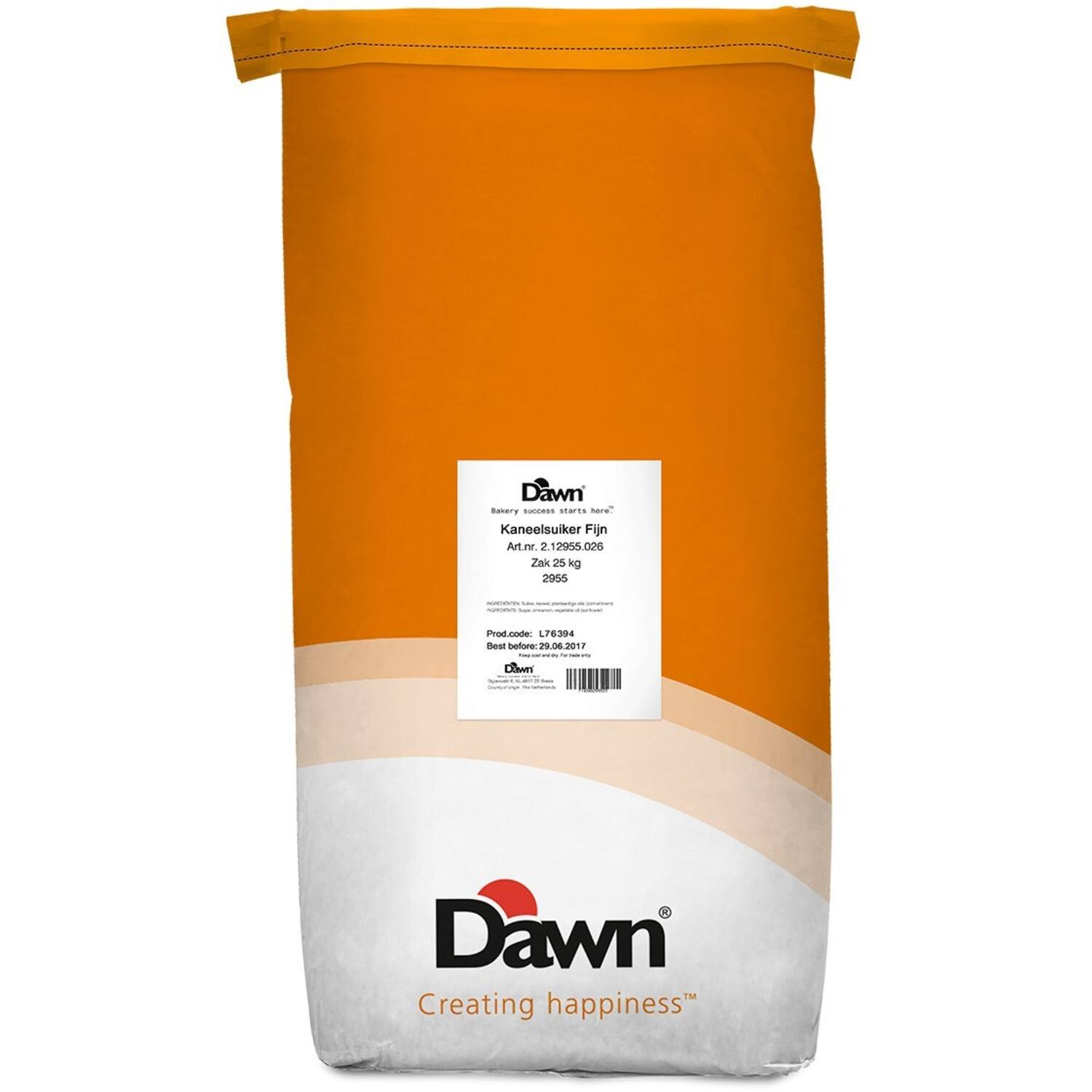 Kaneelsuiker Fijn 25 kg