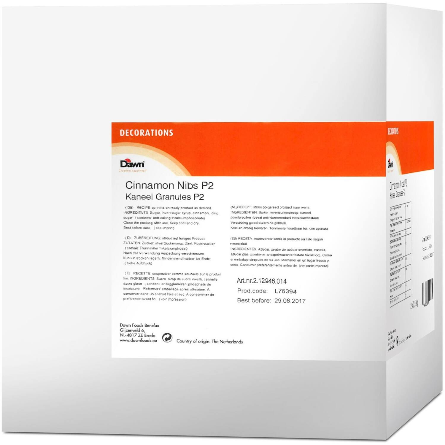 Granules Kaneel P2 2X2.5 kg