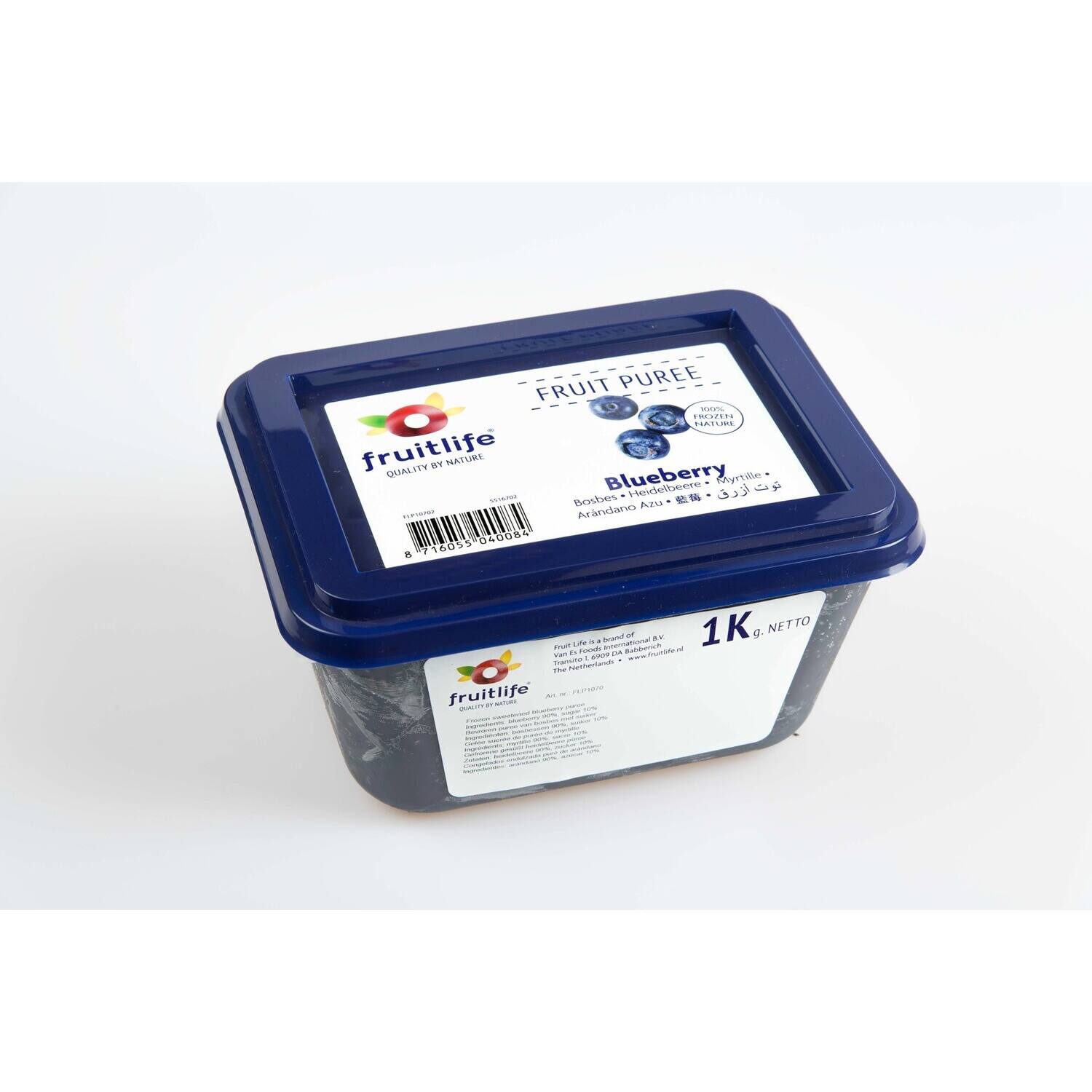 Fruitlife Wilde Bosbessenpuree zonder Pit 1 Kg (6)