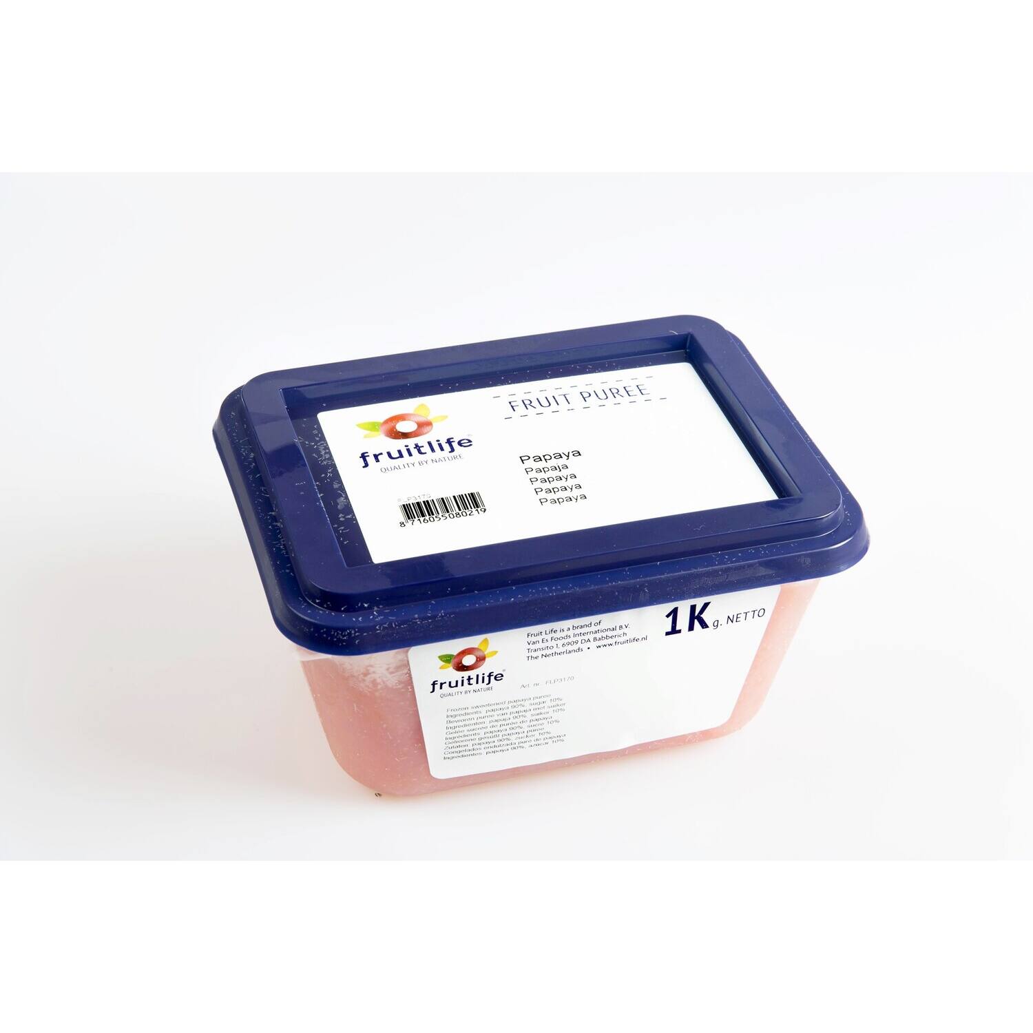 Fruitlife Rode Papayapuree 1 Kg (6)