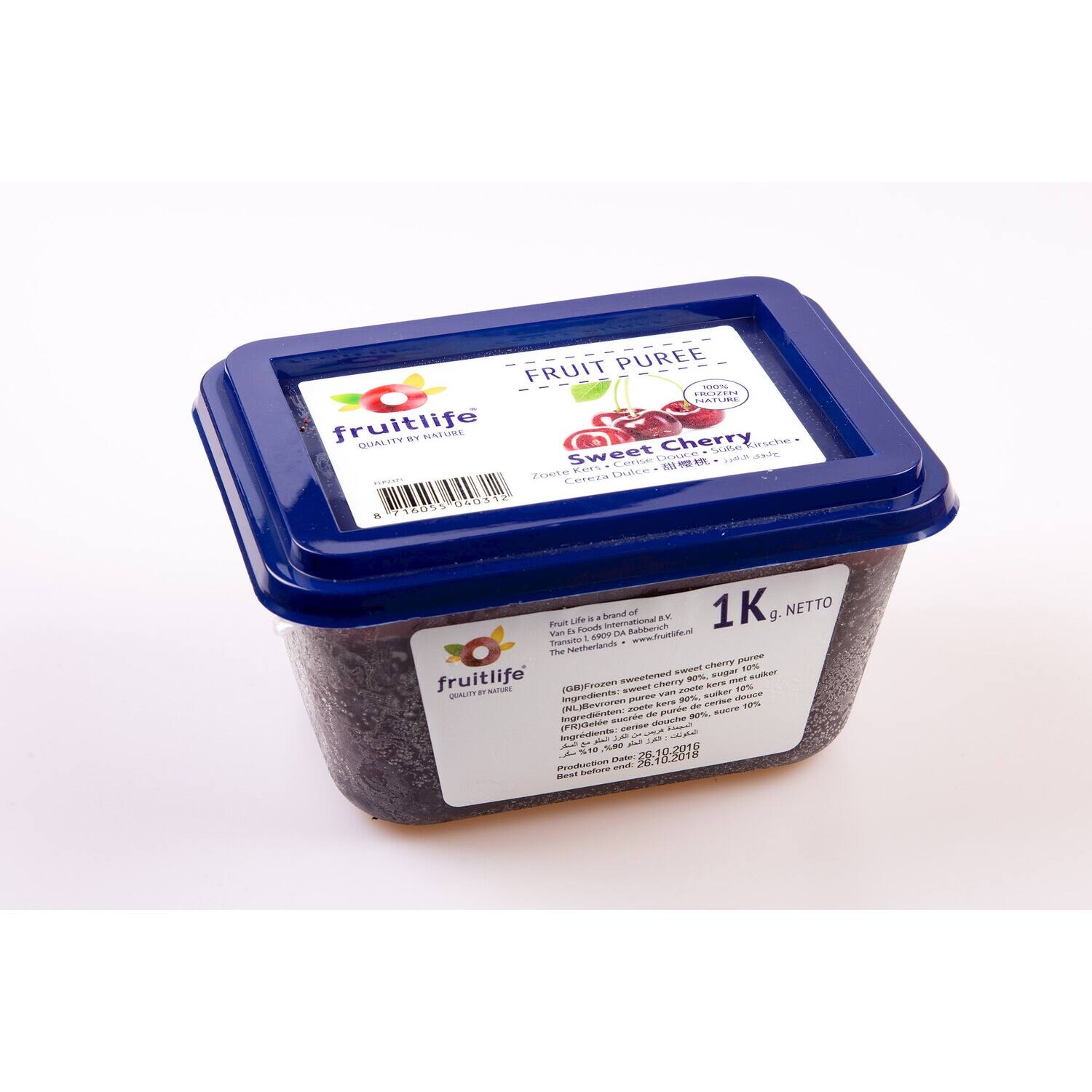 Fruitlife Zoete Kersen Puree 1 Kg (6)
