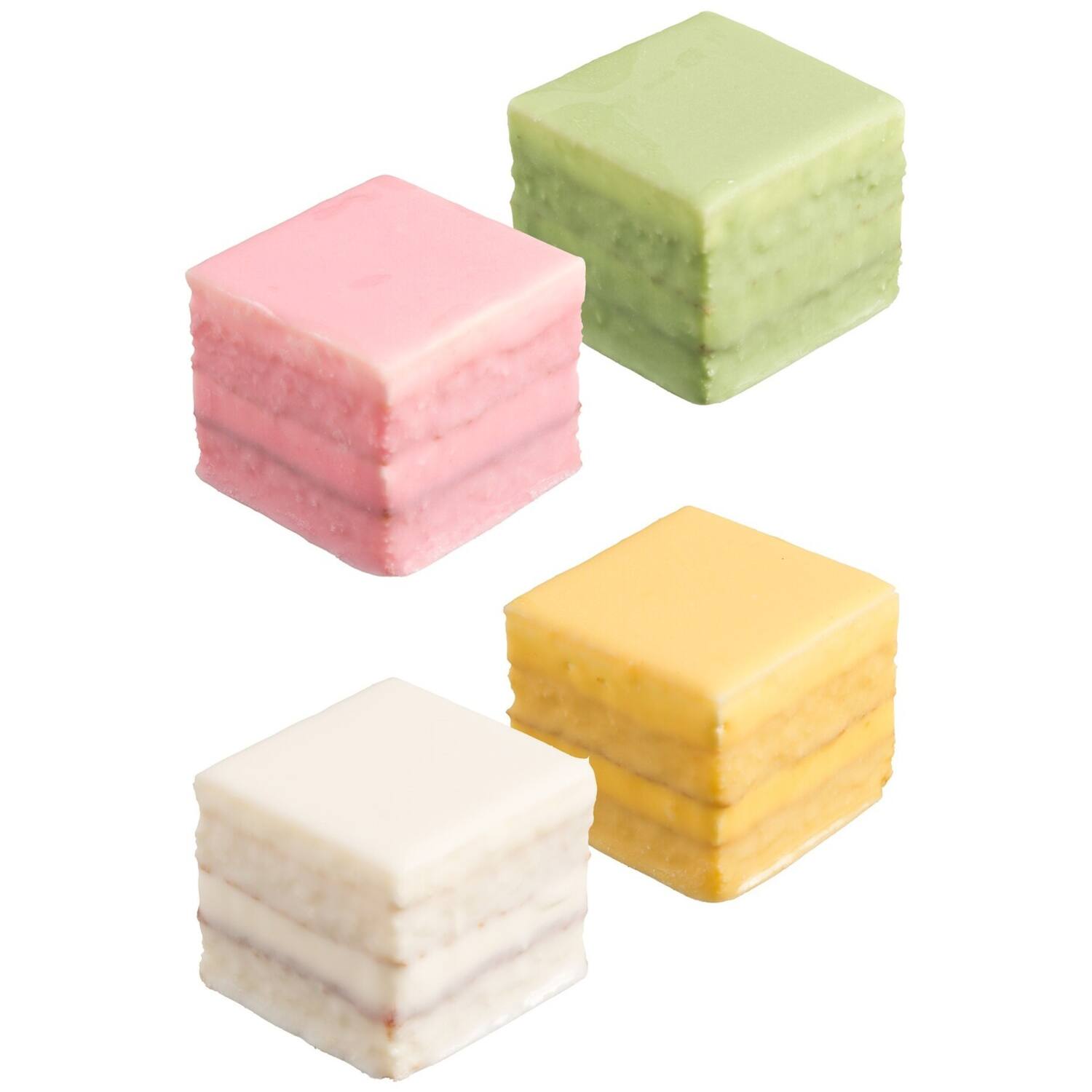 Goemans Cake Petit Fours Vierkant Met Smaak Assorti (144)