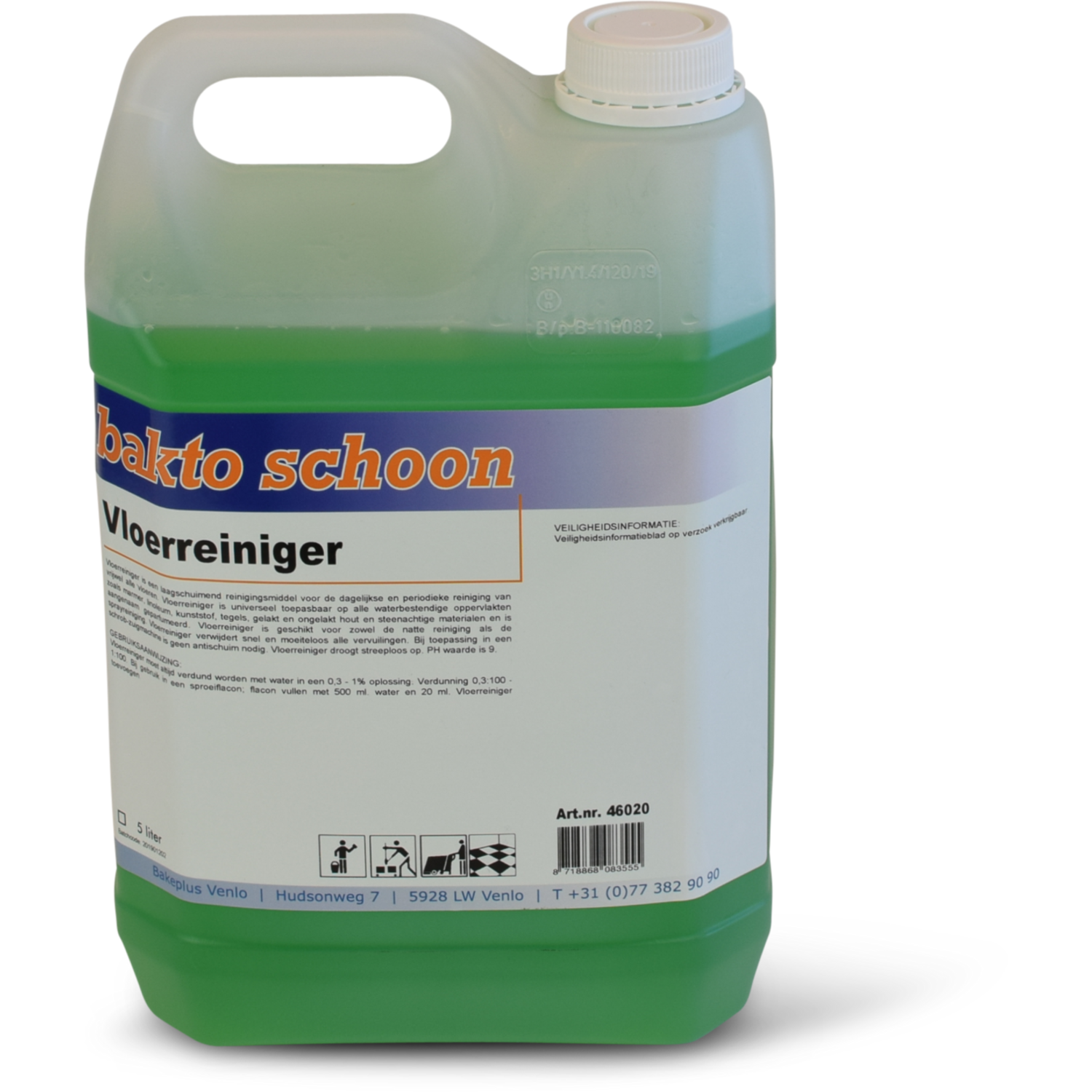 Bakto Schoon Vloerreiniger 5 Ltr