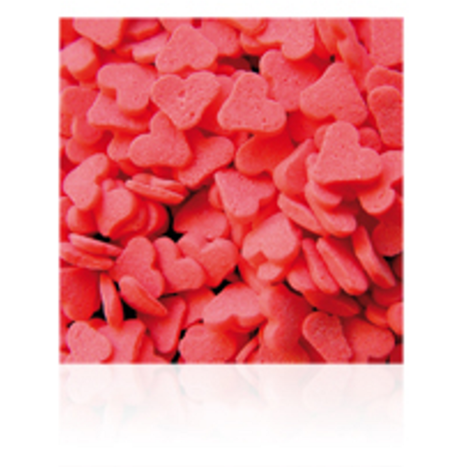 Dekom Hartjes Confetti Rood 500g