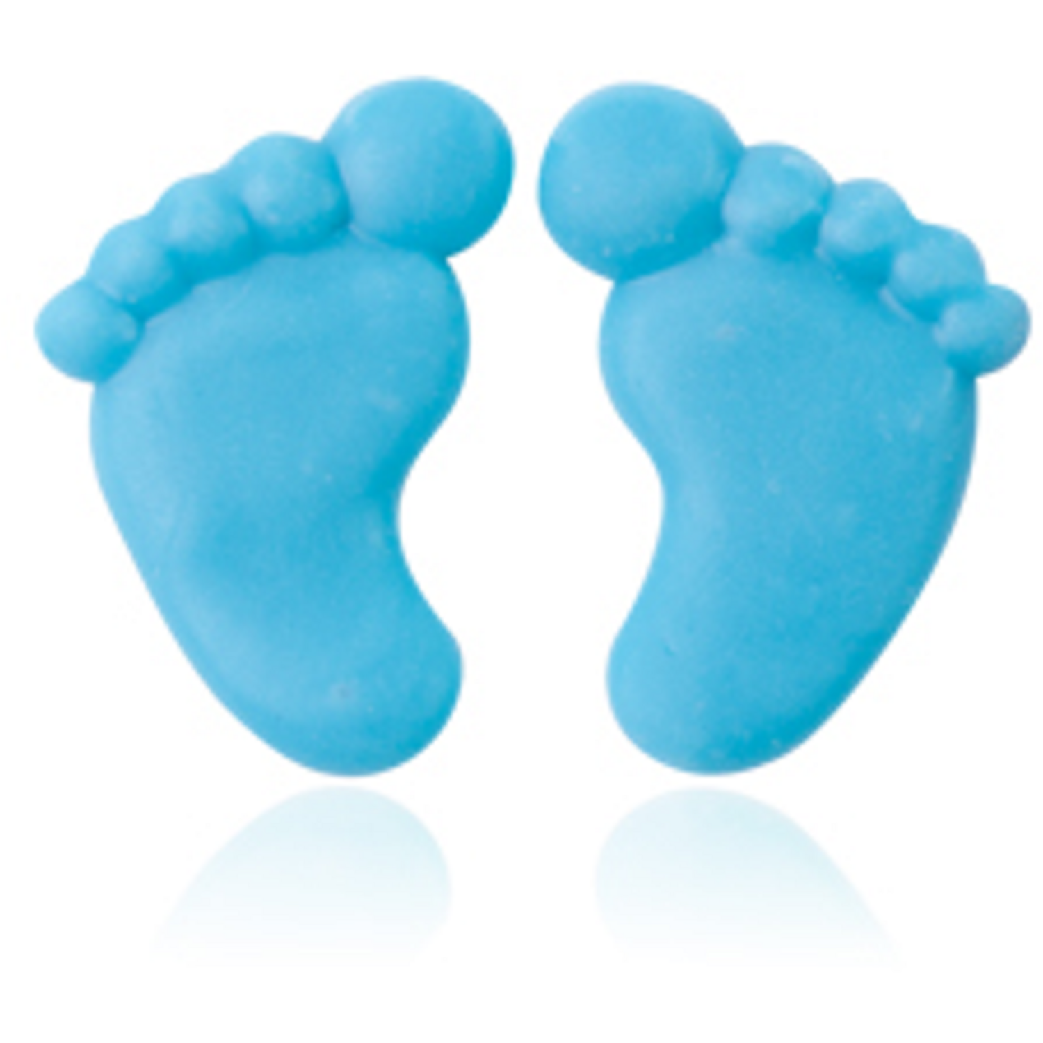 Dekom 5922 Choc. babyvoetje blauw (252)