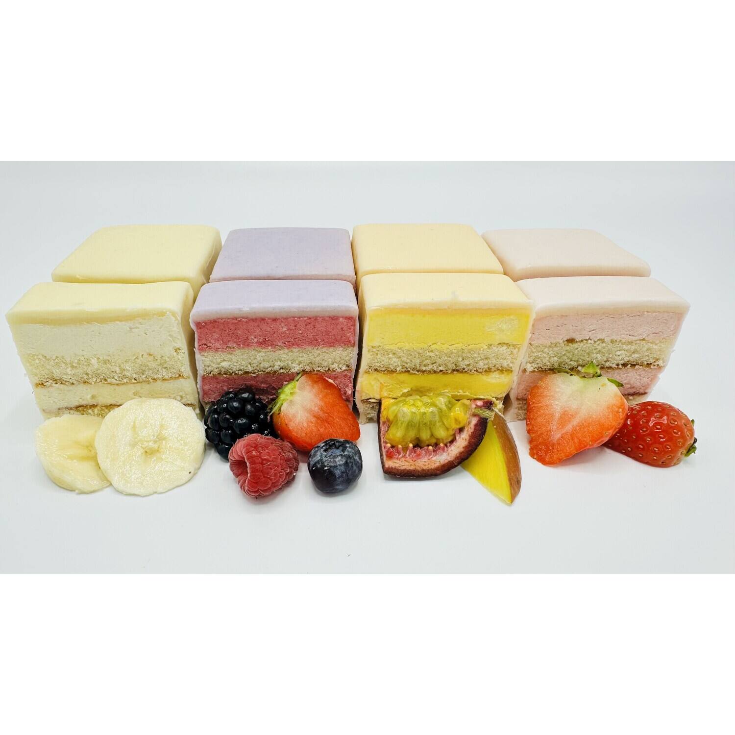 De Bakker Petit Four Fruit Assorti (4X25)