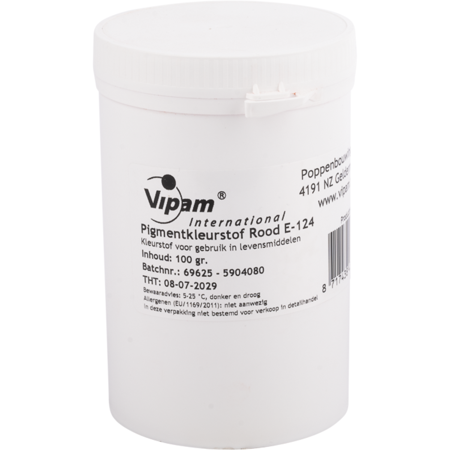 Vipam Pigment Kleurstof Rood 100 g