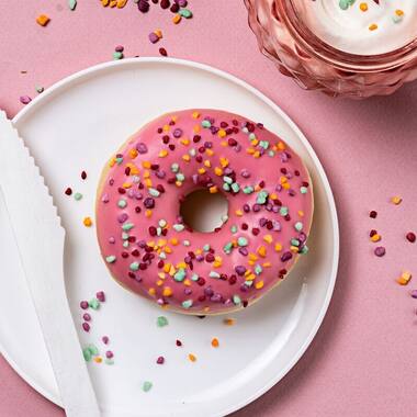 VDM D190 Doony Roze Aardbei Donut 54g (36), foto 3 van 3