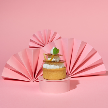 Pidy Mini-Zanddeegtartelet rond 4cm Framboos (96), foto 2 van 2