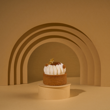 Pidy Mini-Zanddeegtartelet rond 4cm Speculoos (96), foto 2 van 2