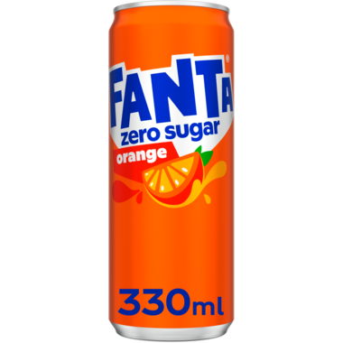 Fanta Orange Zero 330 ml (24), foto 2 van 2