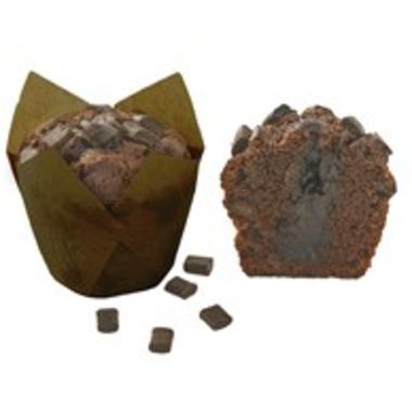 Vegan Double Chocolate Muffin (30), foto 3 van 3