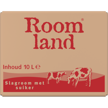 Roomland slagroom gesuikerd 11,5% 10L, foto 3 van 3