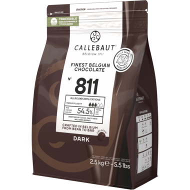 Callebaut Callets 811 Puur Glaceer 2.5kg, foto 2 van 5