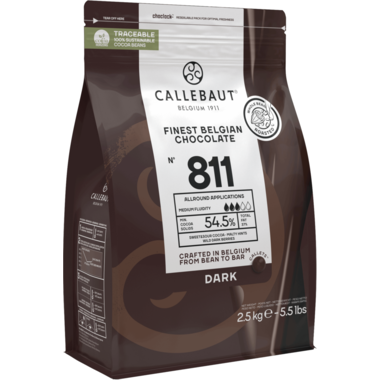 Callebaut Callets 811 Puur Glaceer 2.5kg, foto 3 van 5