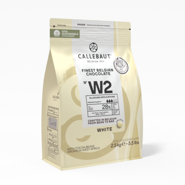 Callebaut W2 Wit Callets 2.5 kg, foto 3 van 5
