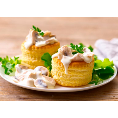 Puratos Pasteibakjes/Vol-au-vent 8 cm (72), foto 2 van 2