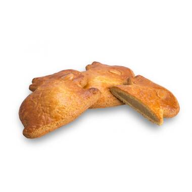 De Graaf Bakeries 117 Rb gevulde koek Paashaas Zittend +1 amandel (42), foto 2 van 2